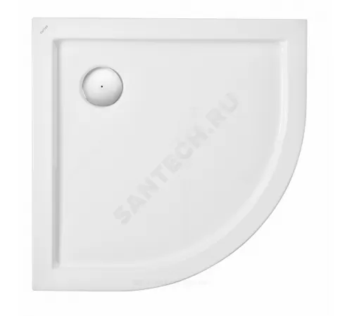 Поддон душевой акриловый Палермо 800х800х135 белый Santek 1.WH30.2.477
