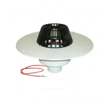 Воронка кровельная HL62.1P с вертикальным выпуском PP Дн 110 с листвоуловителем, электрообогревом, теплоизоляцией HL HL62.1P/1