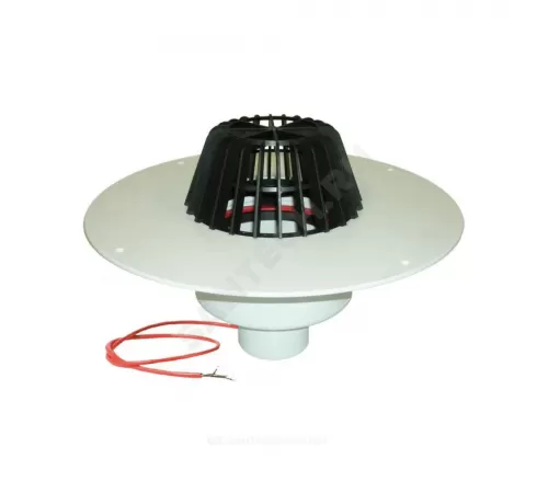 Воронка кровельная HL62.1P с вертикальным выпуском PP Дн 160 с листвоуловителем, электрообогревом, теплоизоляцией HL HL62.1P/5