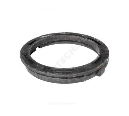 Люк полимер (тяжелый) серый/черный круглый 760х630 h=110мм 150кН Сантехкомплект