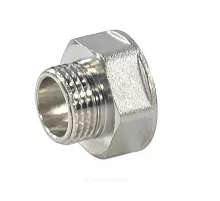 Переход латунь никель реборда Ду 20х15 (3/4"х1/2") ВР/НР SantechSystems