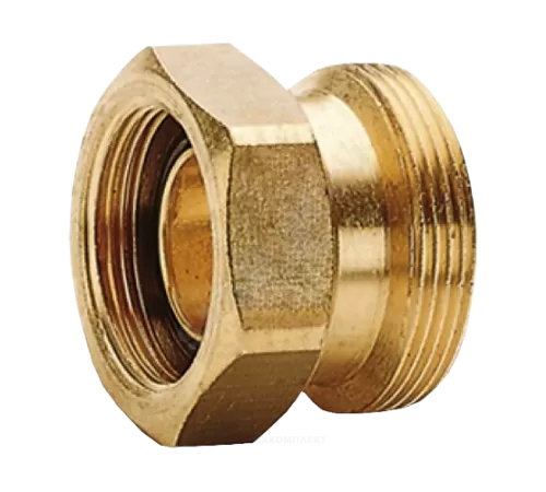 Переходник резьбовой хром Дн 16х1/2" R178R Giacomini R178RX003