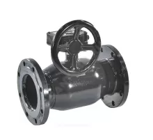 Кран шаровой сталь 11с67п Ду 125 Ру16 фл L=350мм под редуктор FORTECA 183.0.125.016