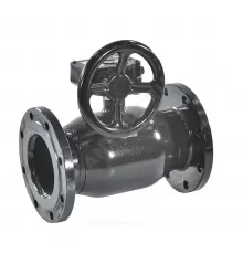 Кран шаровой сталь 11с67п Ду 125 Ру16 фл L=350мм под редуктор FORTECA 183.0.125.016