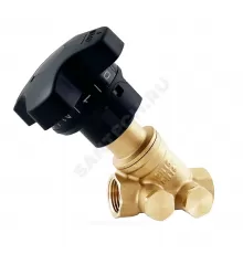 Клапан балансировочный ручной латунь Ду 15 G1/2" Ру16 Тмакс=120 оС ВР Kvs=2.94м3/ч без ниппелей Benarmo