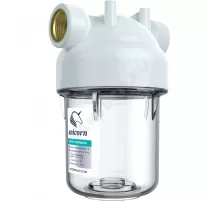 Фильтр магистральный засыпной 1/2" ВР Ру8 1-ст для водонагревателей Slim Line 5" Unicorn KSBP2V + POLIFOS