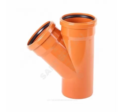 Тройник PP-B переходной коричневый Дн 160х110х45гр б/нап в/к RTP (РосТурПласт) 36510