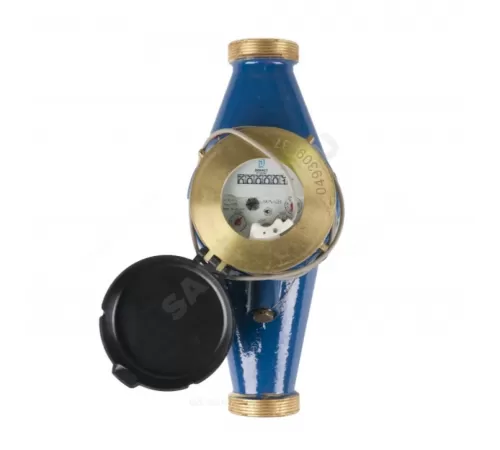 Счётчик х/в крыльчатый многоструйный Ду 40 Ру16 Qn=10 м3/ч 40С L=300мм резьба импульсный В/К IP68 ВКМ М ДГ2 Декаст 71-40-09