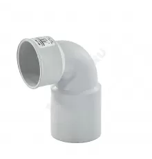 Отвод PP-MD сифонный бесшумный светло-серый Skolan Safe SKSW Дн 58х40х90гр (DN50) б/нап Ostendorf 335940