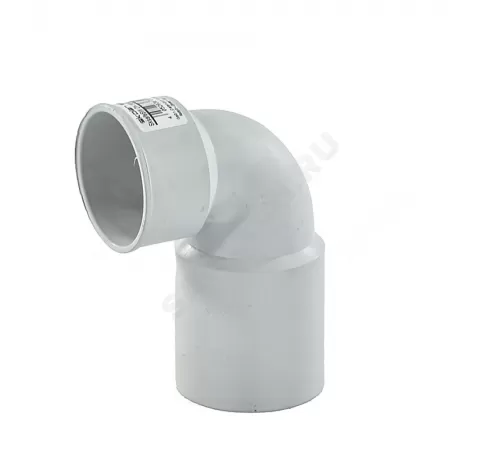 Отвод PP-MD сифонный бесшумный светло-серый Skolan Safe SKSW Дн 58х40х90гр (DN50) б/нап Ostendorf 335940