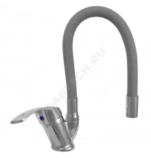 Смеситель для кухонной мойки ручка сбоку одноручный гибкий излив Стандарт ЦС-СМ 27/23ш М-40 Центр Сантехники (Подольск) ПП801551