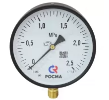 Манометр ТМ-610Р.00 радиальный Дк150мм 0-1,6 МПа кл.1,5 G1/2" Росма 00000006956
