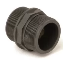 Ниппель НПВХ двойной 1 1/2" Ру10 НР под клеевое соединение Агригазполимер 206-058