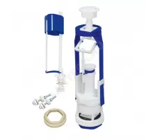 Арматура для бачка сливная/наливная 1/2" нижнее подключение кнопка белый 1/реж РБМ АС-17.2