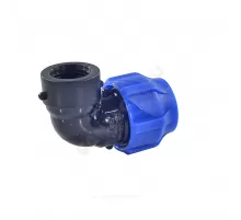 Отвод компрессионная ПЭ Дн 25х3/4"х90гр ВР Ру16 VALFEX 1210012325034