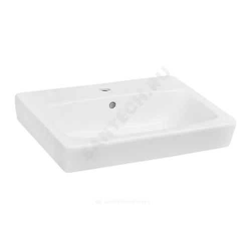 Умывальник мебельный Нео 60 1 отверстие под смеситель по центру белый Santek 1.WH30.2.186