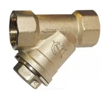 Фильтр магнитный сетчатый Y-образный латунь газ Ду 15 Ру16 1/2" ВР 118015 ГАЛЛОП 118015