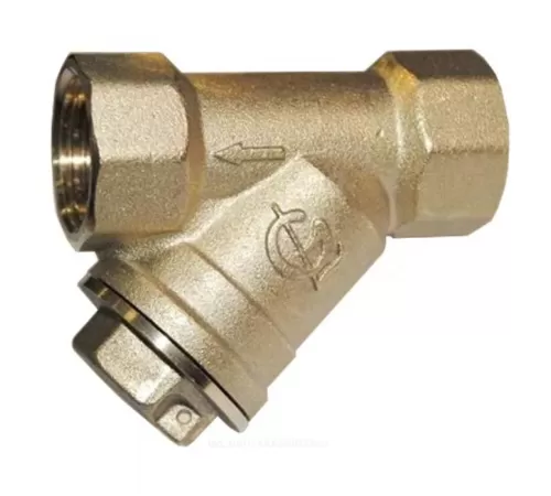 Фильтр магнитный сетчатый Y-образный латунь газ Ду 15 Ру16 1/2" ВР 118015 ГАЛЛОП 118015