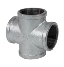 Крест прямой чугун Ду 15 (1/2") ВР/ВР Fittex PLUS