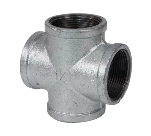 Крест прямой чугун Ду 15 (1/2") ВР/ВР Fittex PLUS