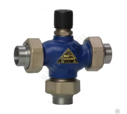 Клапан регулирующий чугун RV 111 смесительно-разделительный Ду 15 Ру16 ВР G1/2" Kvs=1м3/ч LDM RV111R3314