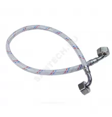 Подводка гибкая для воды нейлоновая оплетка 3/4" г-г угл-угл L=1м Центр Сантехники (Подольск) ГП002226