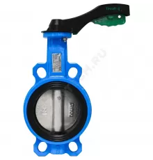 Затвор дисковый поворотный чугун VPG4448-02EP Ду 150 Ру16 межфл с рукояткой диск чугун манжета EPDM Tecofi VPG4448-02EP0150