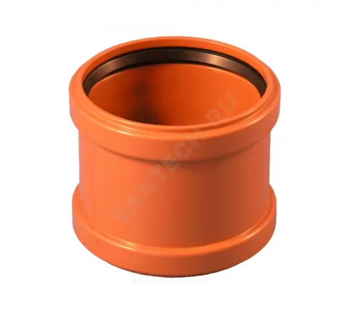 Муфта PP-B ремонтная коричневая Дн 200 б/нап в/к RTP (РосТурПласт) 15609