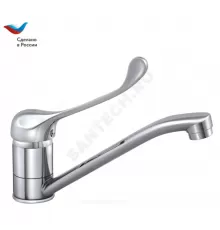 Смеситель для кухонной мойки хирургический локтевой одноручный Хирург Х-серия Славен СЛ-ОД-Х81