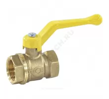 Кран шаровой латунь газ 11Б27фтМ Ду 15 Ру40 ВР полнопроходной рычаг VALFEX VF.271.LR3.012