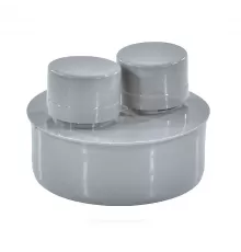 Клапан PP-H вакуумный серый Дн 110 б/нап RTP (РосТурПласт) 36293