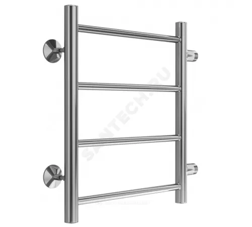 Полотенцесушитель водяной нерж сталь Лесенка (1") НР 400х500мм 4П боковое подключение Аврора Терминус 4670078529855