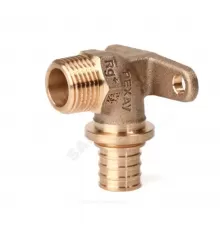 Водорозетка для PE-X труб аксиальная бронза Дн 16х1/2" НР RX+ Рехау 14563643001