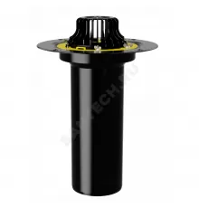 Воронка кровельная VM с вертикальным выпуском PP Дн 160 с листвоуловителем, обжимным фланцем Fachmann 01.006