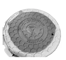 Люк чугун канализационный (К) ЛУ (Легкий усиленный) А30 круглый m=33,9кг h=70мм ЛУ(А30)-1-60 ГОСТ 3634-2019 Завод Универсал