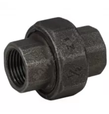 Соединитель прямой американка чугун Ду 15 (1/2") ВР/ВР конусный Fittex PLUS