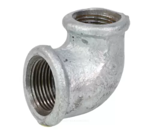 Угольник переходной чугун оц Ду 20х15 (3/4"х1/2") ВР/ВР Fittex