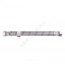 Подводка гибкая для воды нержавеющая оплетка ГИГАНТ 1" г-г L=0.4м AQUALINE 04962