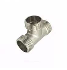 Тройник латунь никель Ду 20 (3/4") НР/НР/НР SantechSystems