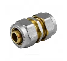 Муфта МП латунь никель обжим Дн 26 ГОСТ 32415-2013 7003 Aquasfera 7003-03