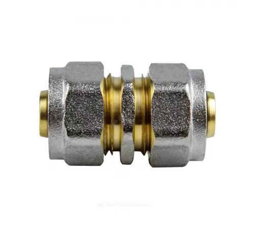 Муфта МП латунь никель обжим Дн 26 ГОСТ 32415-2013 7003 Aquasfera 7003-03