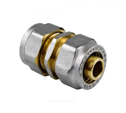 Муфта МП латунь никель обжим Дн 26 ГОСТ 32415-2013 7003 Aquasfera 7003-03