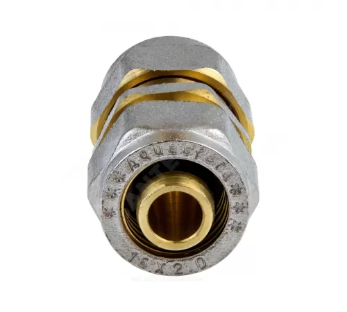 Муфта МП латунь никель обжим Дн 26 ГОСТ 32415-2013 7003 Aquasfera 7003-03