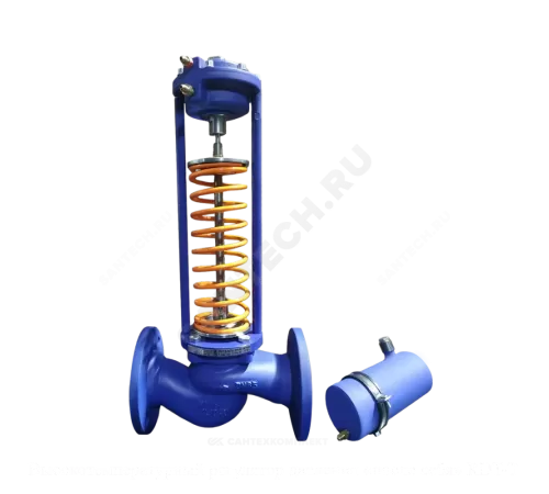 Регулятор давления после себя чугун RDT-T Ду 32 Ру16 фл Рп0.24-3 Kvs=6.3м3/ч Теплосила RDT-T-1.2-32-6.3