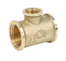 Тройник латунь переходной Ду 20х15х20 (3/4"х1/2"х3/4") ВР VALFEX VF.750.L.034.012.034