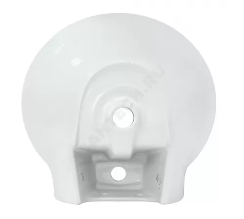 Умывальник подвесной Art 50 1 отверстие под смеситель по центру белый Sanita Luxe WB.PD/Art/50-C/WHT.G/S1