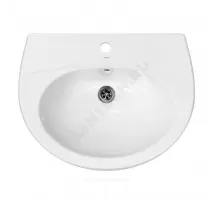 Умывальник подвесной Виктория 60 1 отверстие под смеситель по центру белый Sanita WB.PD/Victoria/60-C/WHT.G/S1