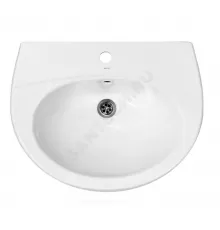 Умывальник подвесной Виктория 60 1 отверстие под смеситель по центру белый Sanita WB.PD/Victoria/60-C/WHT.G/S1