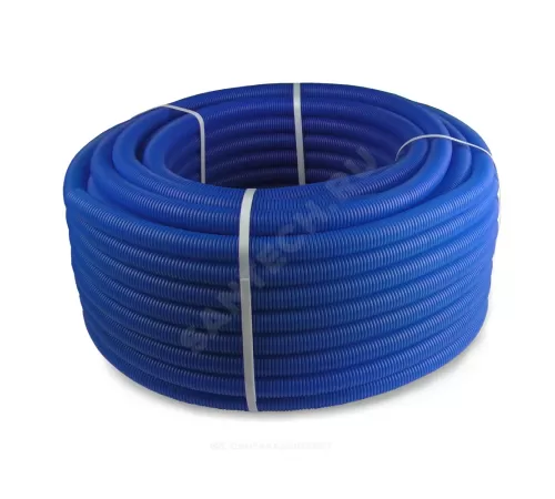 Шланг гофрированный защитный Дн 32 для трубы Дн 25 синий бухта 50м RTP (РосТурПласт) 35405