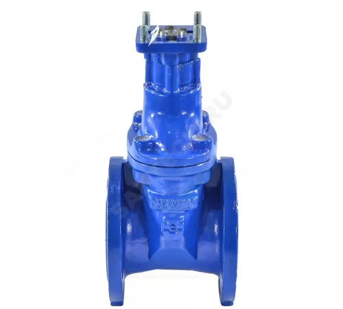 Задвижка чугун аналог МЗВ обрезиненный клин Ду 100 Ру16 Тмакс=75C фл под электропривод Завод им Гаджиева